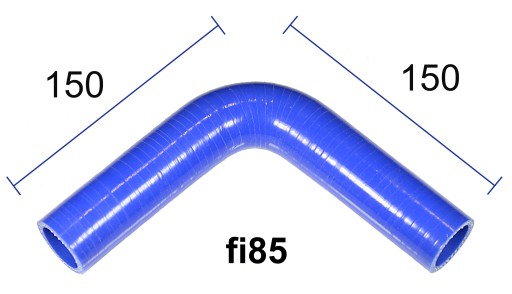 85k-sil - Локоть силикона, провод, трубка фи85мм, руки 150мм