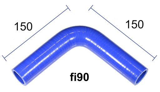 90k-sil - Локоть силикона, провод, трубка фи90мм, руки 150мм