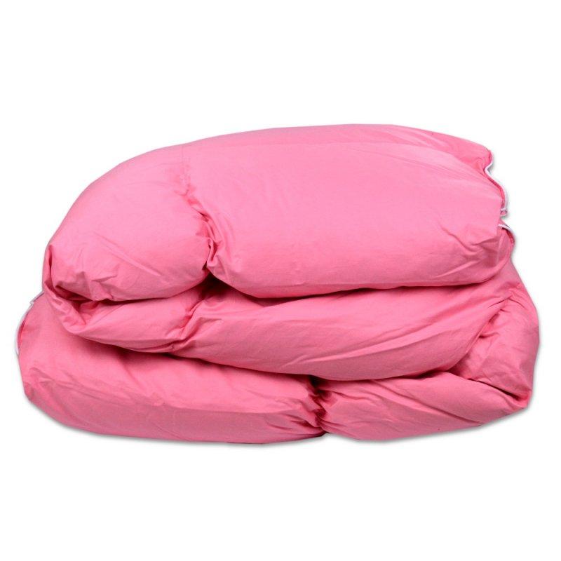 21/SP/D43 - Пуховое одеяло цвет-розовый 135X200 1,2 кг