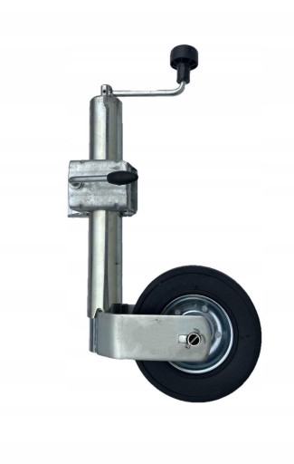KATE-FI60-METAL-ZOB-1 - Опорное колесо с ручкой 250 кг Fi60 металл Mz1