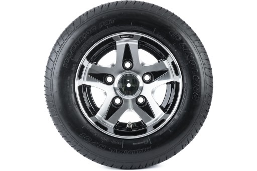 Колесо для прицепа 195/55 R10C 98 / 96N обод ALU 6.00X10H2 5x112 ET:-4 67,1 мм