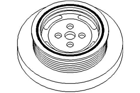 AV100487 - Шкив коленчатого вала