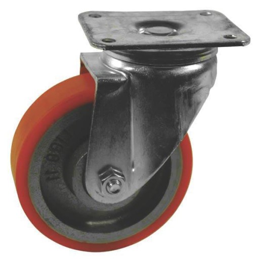 Поворотне колесо PU Ø 100x30 мм Вантажопідйомність 200 кг Ro-Carr WH700100