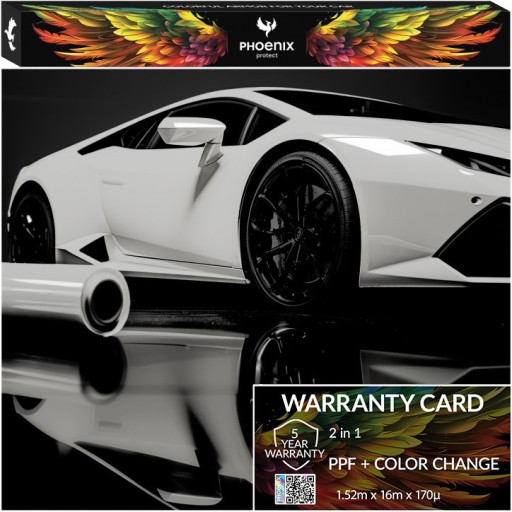 Красочная пленка PPF Phoenix для защиты автомобиля, меняющая цвет, глянцевая пепельно-серая пленка