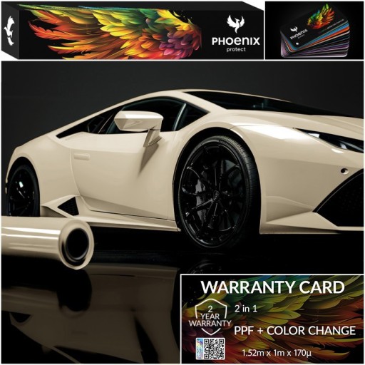 Красочная фольга PPF Phoenix защищает автомобиль, меняя цвет, глянец цвета хаки Milano