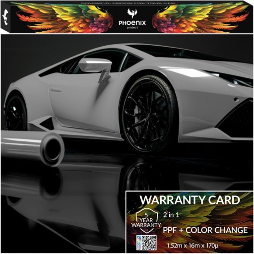 Красочная пленка PPF Phoenix для защиты автомобиля, меняющая цвет, глянцевая, серая, Nardo