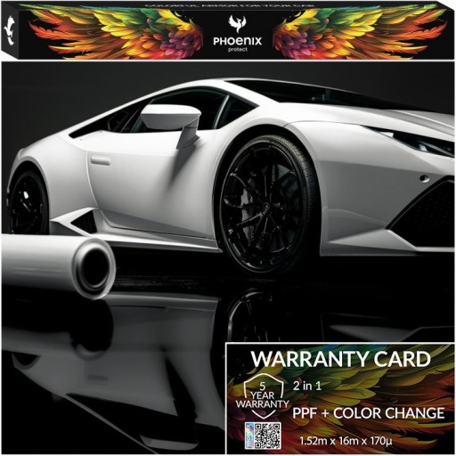 Красочная пленка PPF Phoenix для защиты автомобиля, меняющая цвет, матовый алюминий, серебристый цвет