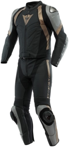 Мотоциклетный костюм Dainese AVRO 4, черный, серый, злотый, 58