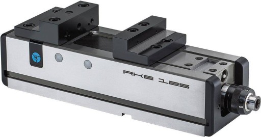 Компактні машинні лещата. NC RKE160 мм, ступінчасті губки RÖHM