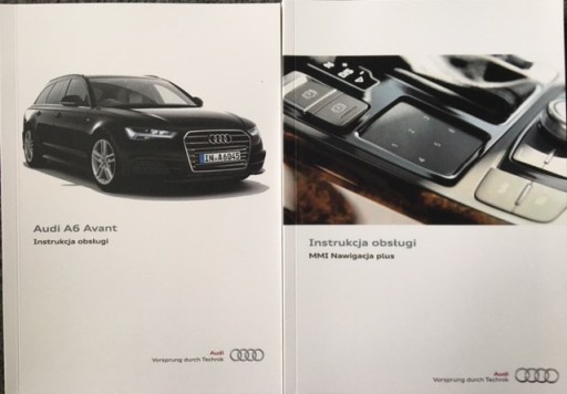 Комплект Audi A6 C7 FL avant 2014-2018+mmi Польська інструкція користувача колір