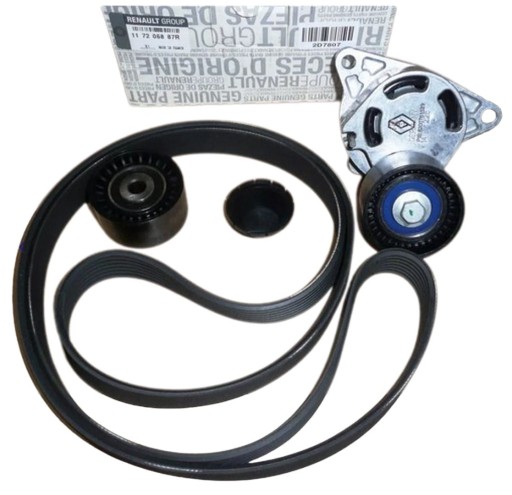 Комплект клинового ремня 2.5 DCI 117206887R Новый оригинальный Renault Trafic II