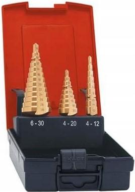 Набор ступенчатых сверл TiN