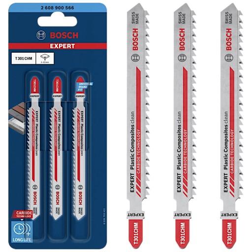 Набір пилкових полотен для лобзика Bosch 117мм 3шт