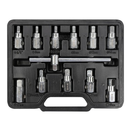 Набор ключей для слива масла Yato, 12 деталей.