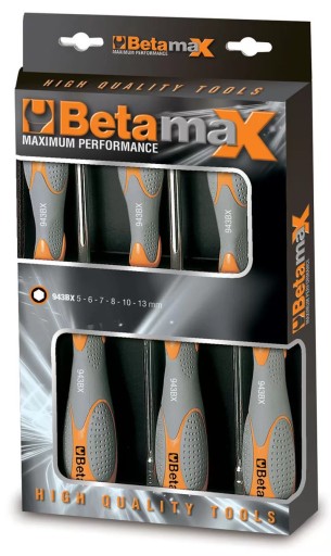 Набір торцевих ключів з довгою ручкою betamax 5-13мм, 6 шт.