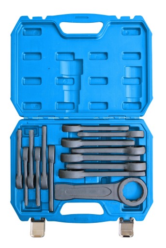 Набор накидных ключей для штамповки, 14 шт. 19-50 мм.