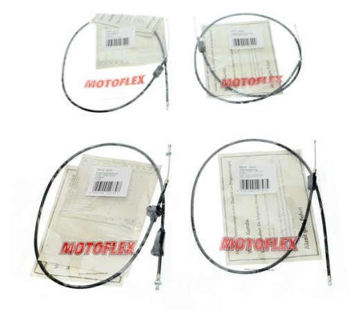 9132 - Комплект тросів MZ ETZ 250 натуральна Mza Німеччина MOTOFLEX 4 шт