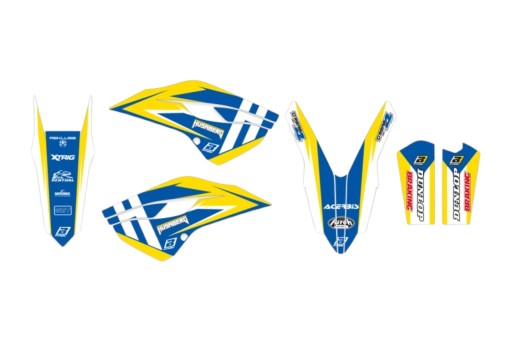 Набір наклейок Blackbird 2704N Husaberg FE FS