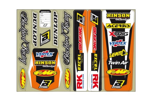 5525 - Набір наклейок Blackbird KTM Freeride 350