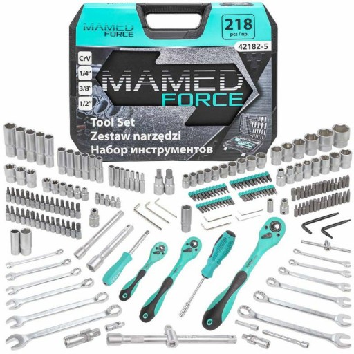 Набор инструментов, торцевые ключи, чемоданные биты 218el 1/4