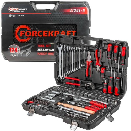 Набор инструментов, чемодан, торцевые ключи, головки, трещотка 1/4