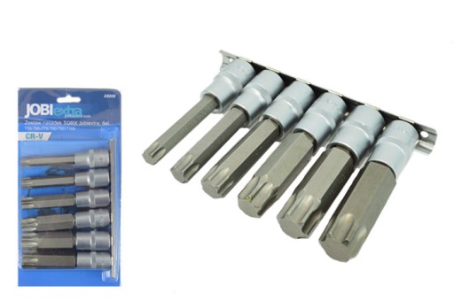 Набор головок для ключей TORX T55-T100 6 шт.