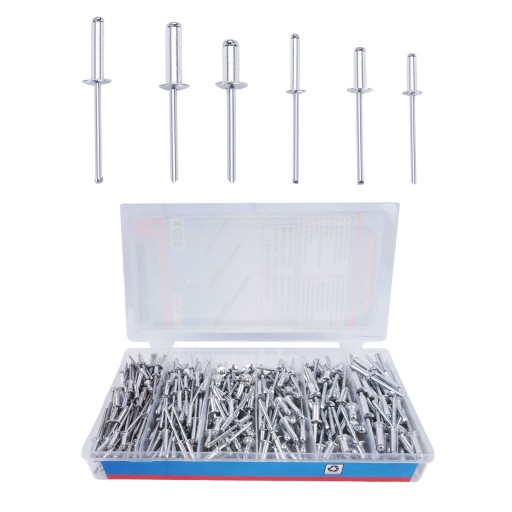 Набор алюминиевых заклепок 450 шт.