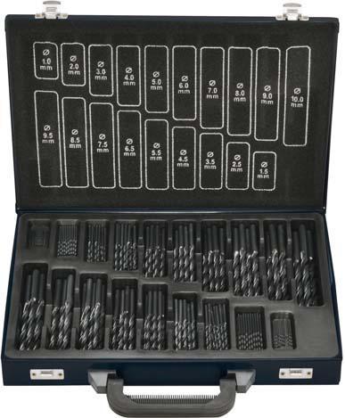 Набір спіральних свердел HSS 170шт 1-10,5мм FORTIS