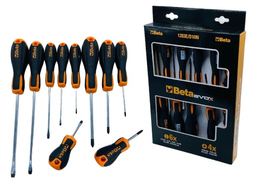Набор отверток 10шт бета 1203e/D10N отвертки