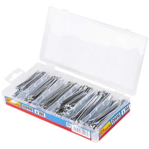Набір великих прямих шплінтів Richmann 144шт.