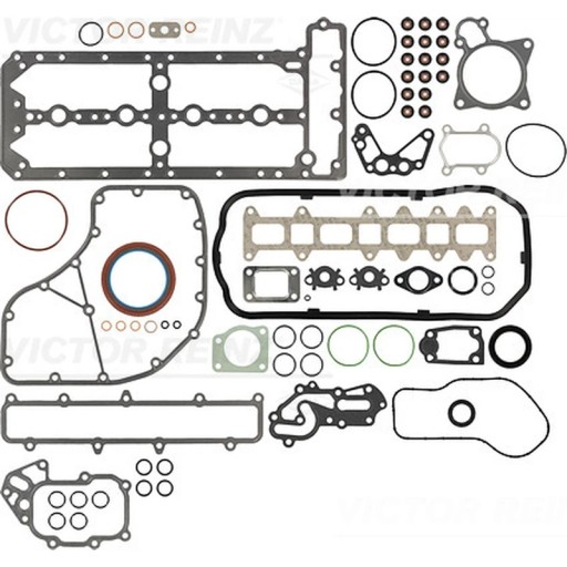 01-38371-02 - Полный комплект прокладок, двигатель VICTOR REINZ