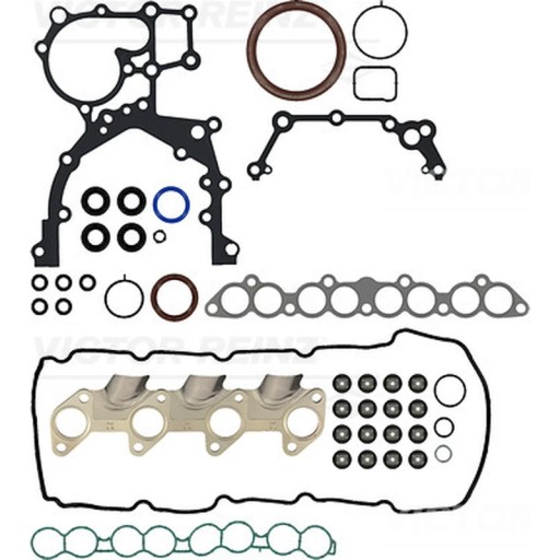 01-10019-02 - Повний комплект прокладок, двигун VICTOR REINZ