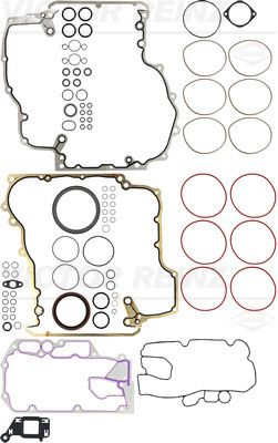 08-10002-01 - Полный комплект прокладок двигателя (нижний) MERCEDES ACTROS MP4/MP5, ANTOS,