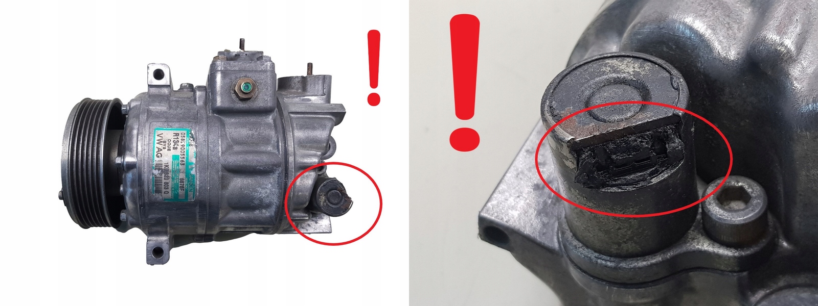 SY3 R134a - Компрессор кондиционера 1K0820803Q PXE16 8676F VW