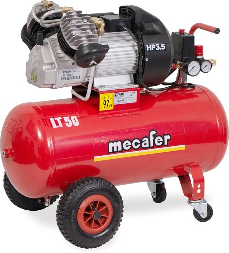 Компресор mecafer 425136 50L 350/10/50 компресор