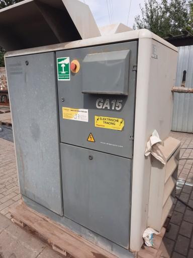 Компресор гвинтовий Atlas Copco GA 15 - 15 кВт, 10 бар, 2208 л/хв, Рік 2003