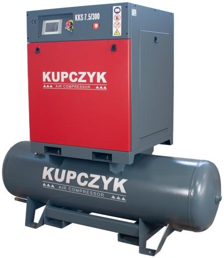 Гвинтовий компресор Kupczyk KKS 7.5/300 800 л/хв Сенсорна панель