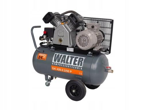 Компресор Walter GK 420-2.2/50 A 230V 50 л 10 бар