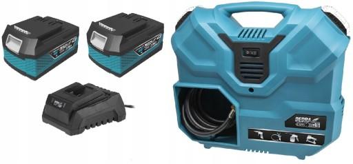 Компресор безрезервуарний 2x18V SAS+ DED7076V 2X4AH