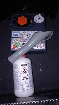 Компресор для накачування колеса клеєм і воронка для палива Ford Volvo