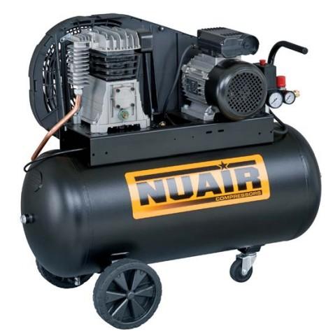 Двопоршневий масляний компресор з редуктором 100л 10 бар 1,5кВт 255л/хв NuAir