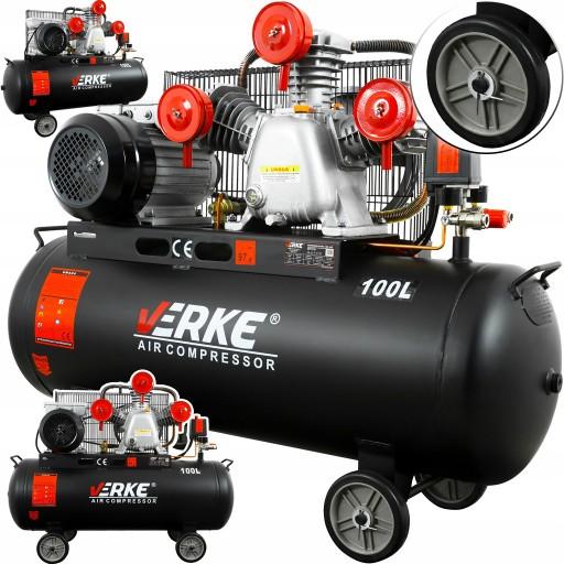 Масляний компресор Verke 100 л 8 бар