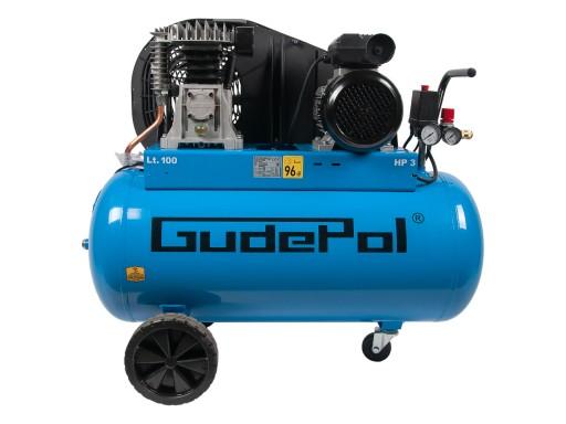 Поршневий масляний компресор 100л 10 бар 2,2 кВт 320 л/хв 1480 об/хв мобільний