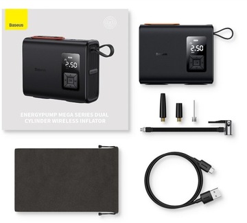 Автомобільний компресор 6000mAh BASUS Wheel pump