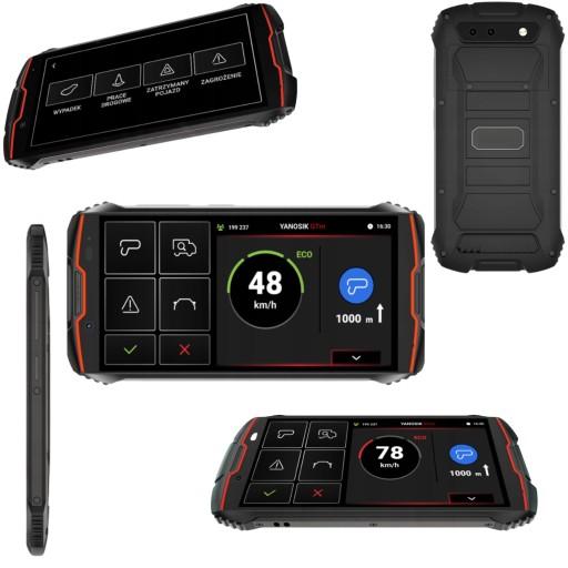 Дорожній комунікатор Yanosik GTM сенсорний екран