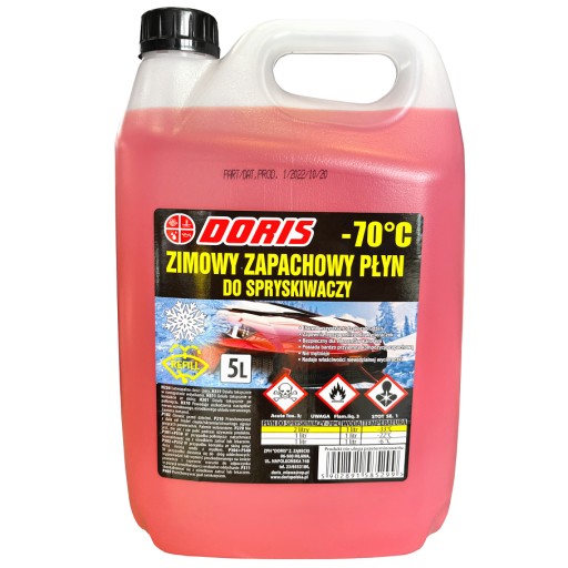 Зимний жидкий концентрат для омывателя аромат 5л x 60 шт метанол поддон