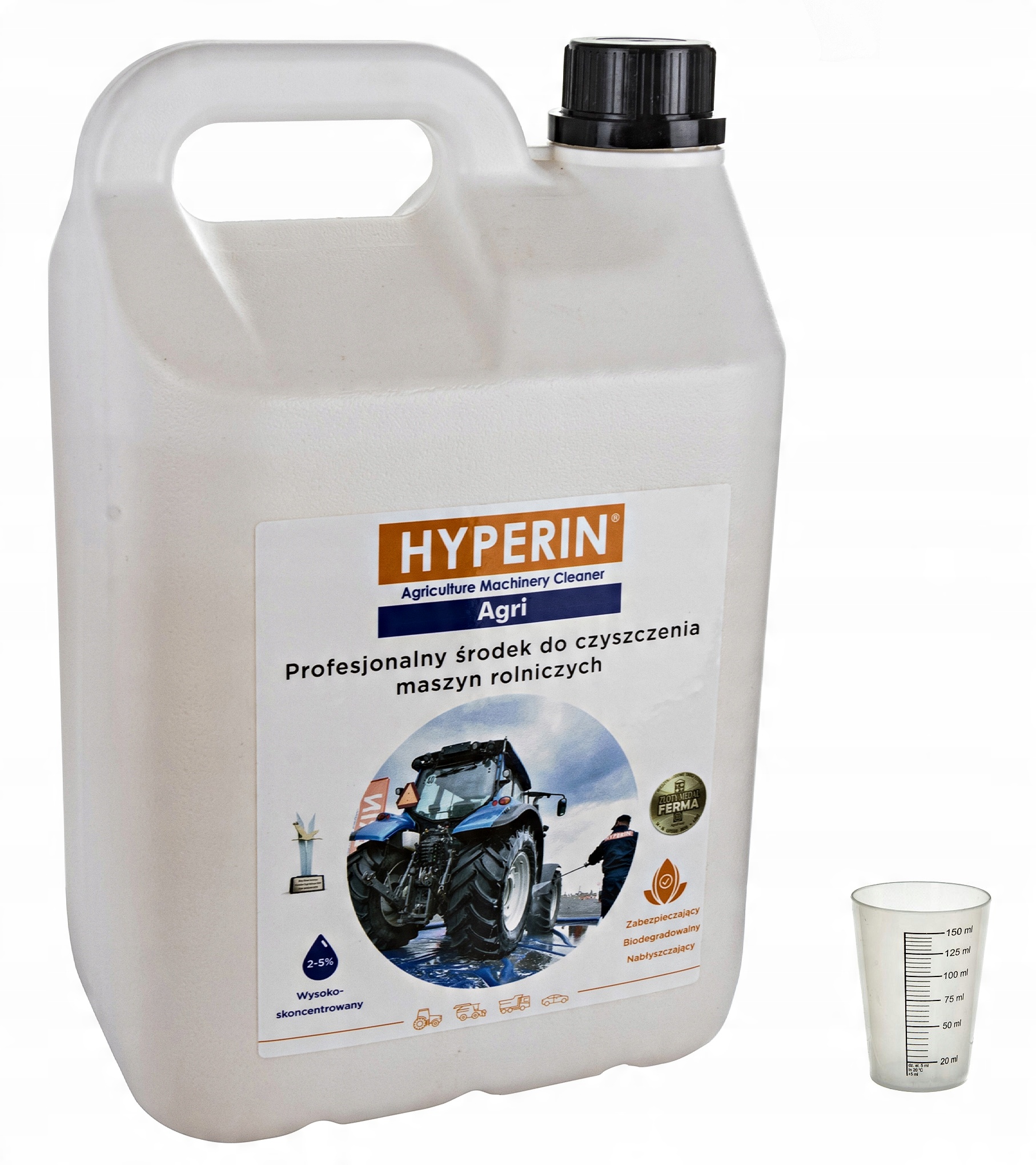 Концентрат для мытья Hyperin Agri 5KG + бесплатно