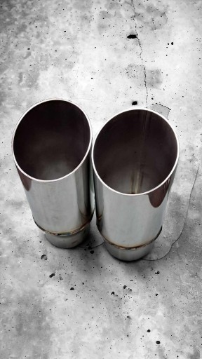 123 - Наконечник, Витяжні наконечники, нержавіюча сталь, 90 мм