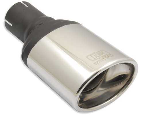 ULTER Насадка глушителя овальная 120 x 80 | Н1-26 | для трубы диаметром 55 мм