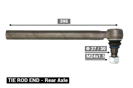 RH52-A455 - Наконечник штока CASE 695SR Super-R CASE 695SR 695ST 695SM